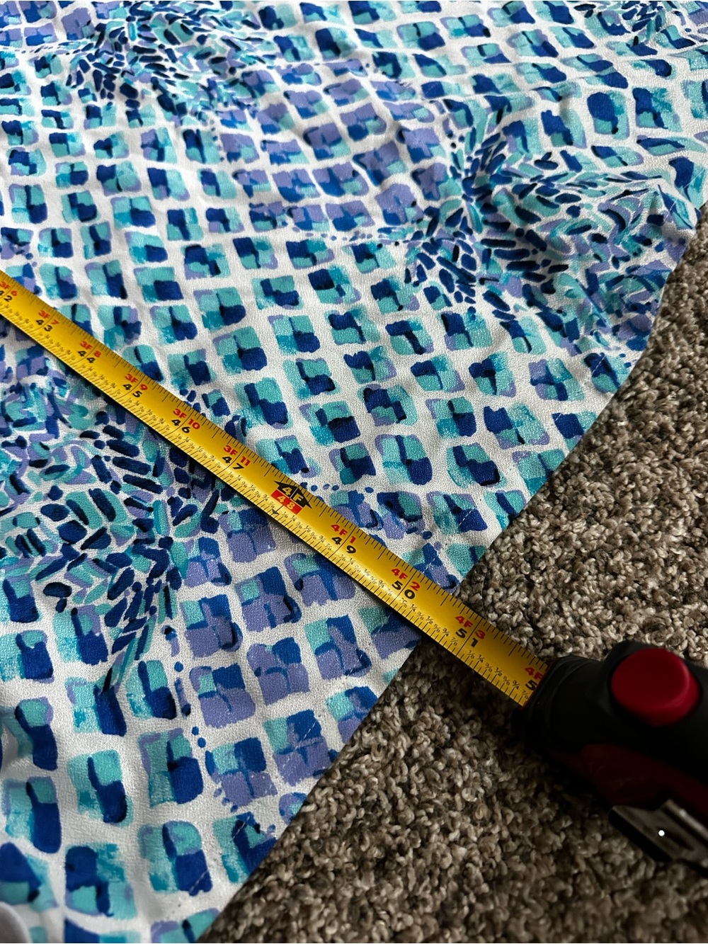 Lilly Pulitzer Blue, Teal & White Pineapple Printed Dress - Picture 5 of 14